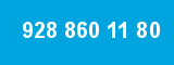 928 860 11 80 928 860 11 80